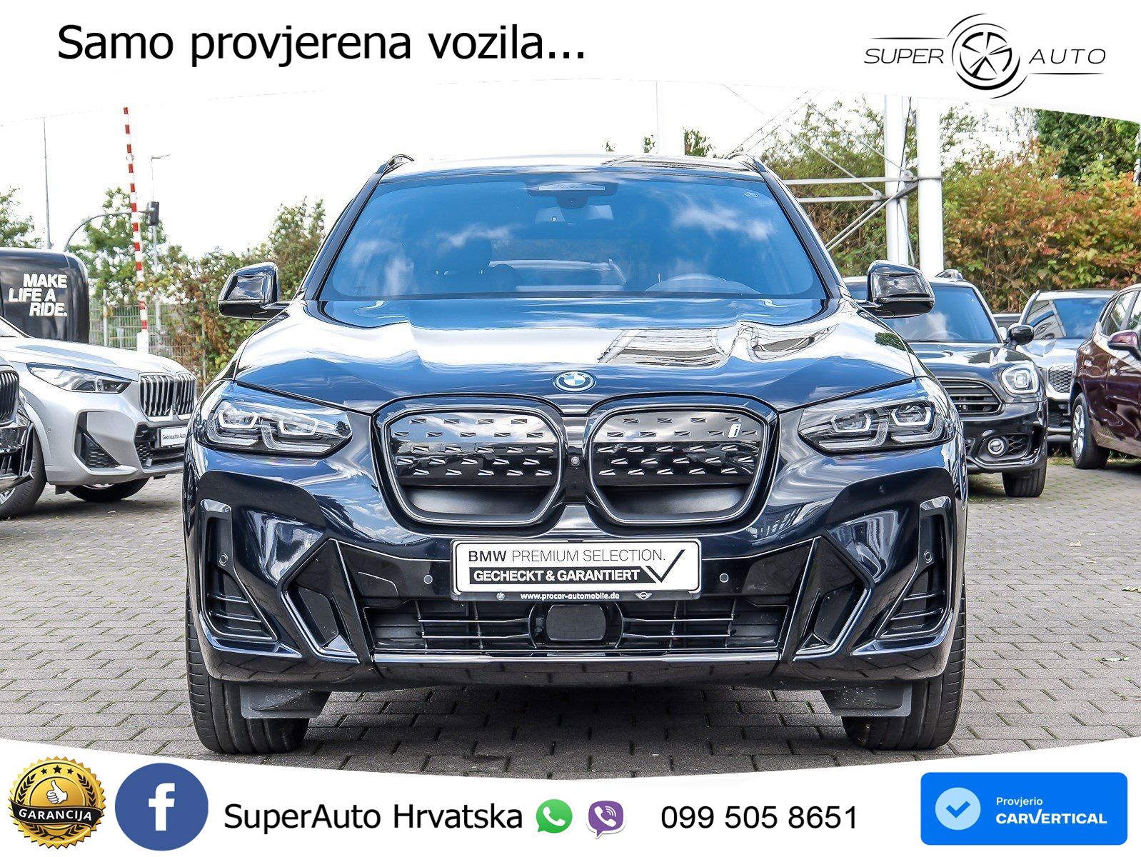 BMW iX3 80 kWh (286 KS) M Sport LED+GR SJED+ACC