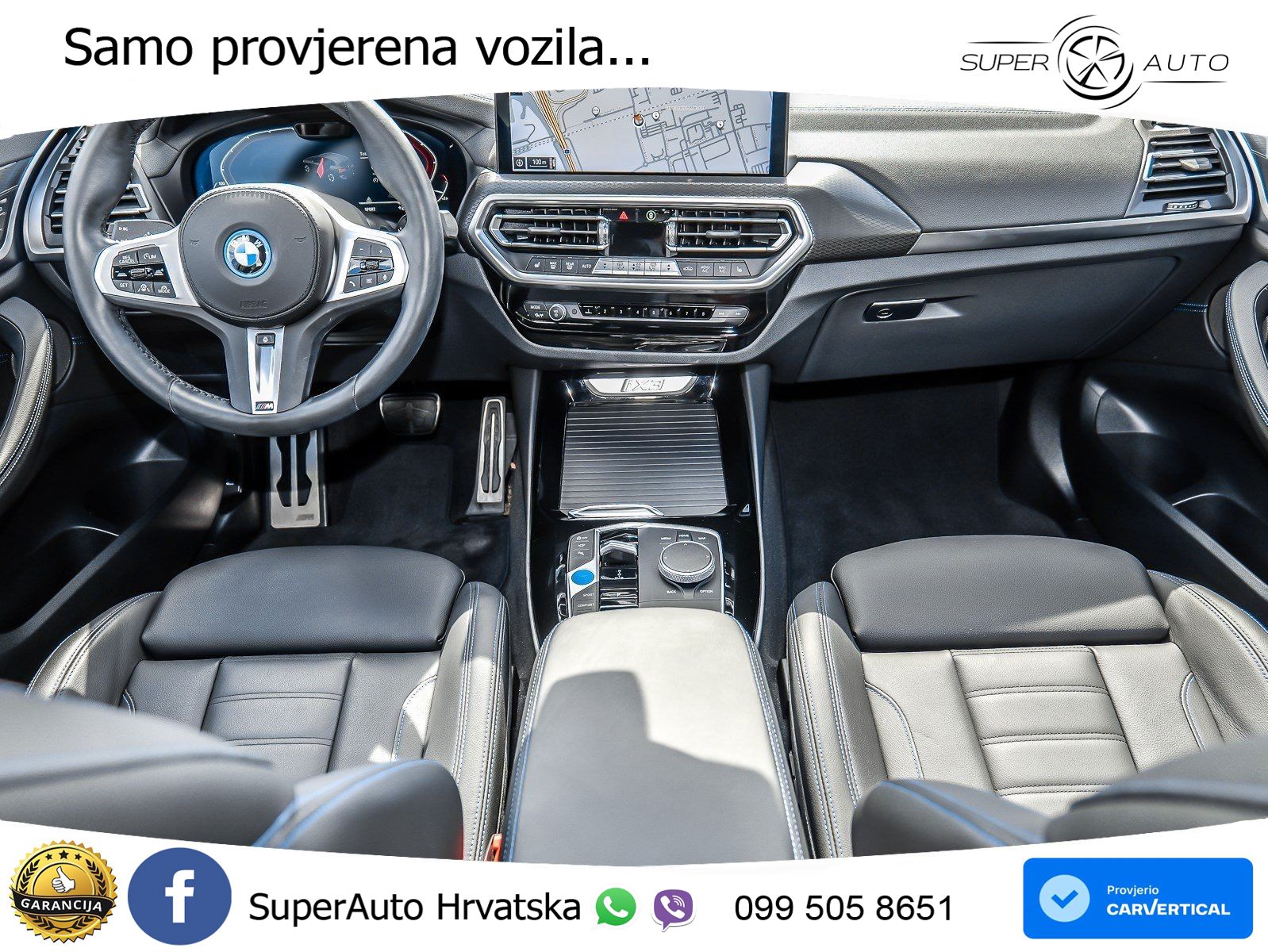 BMW iX3 80 kWh (286 KS) M Sport LED+GR SJED+ACC