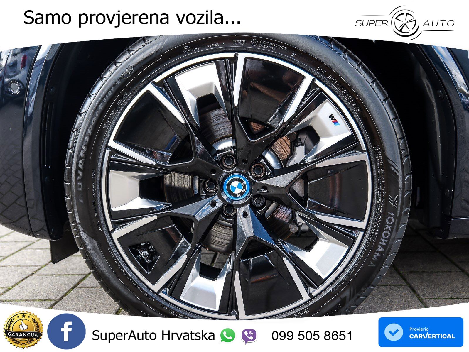 BMW iX3 80 kWh (286 KS) M Sport LED+GR SJED+ACC