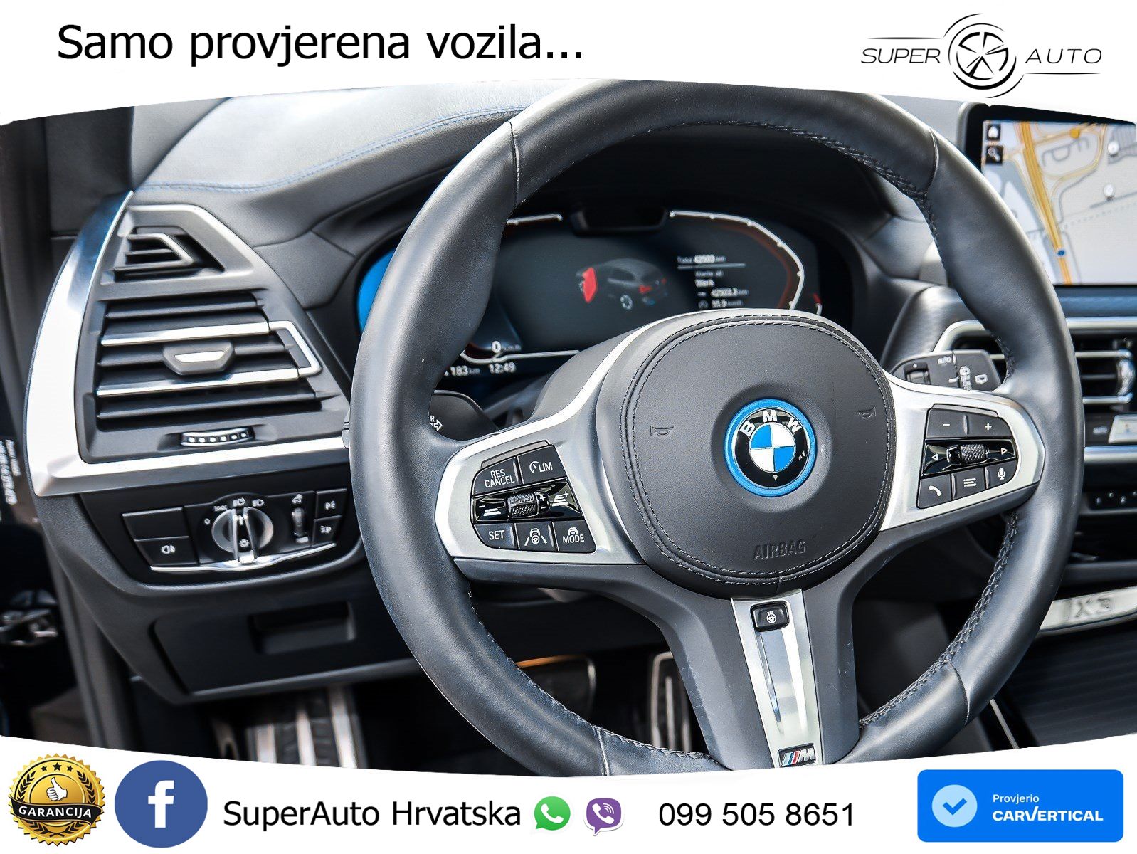 BMW iX3 80 kWh (286 KS) M Sport LED+GR SJED+ACC