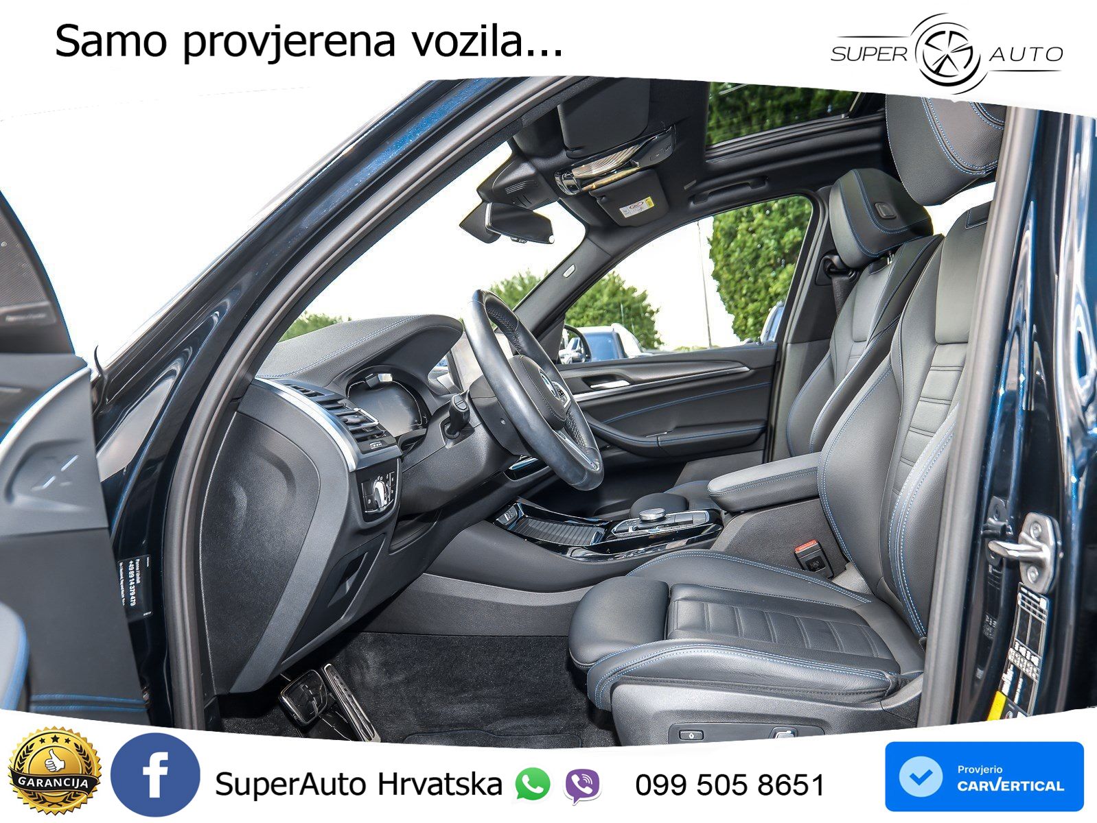 BMW iX3 80 kWh (286 KS) M Sport LED+GR SJED+ACC