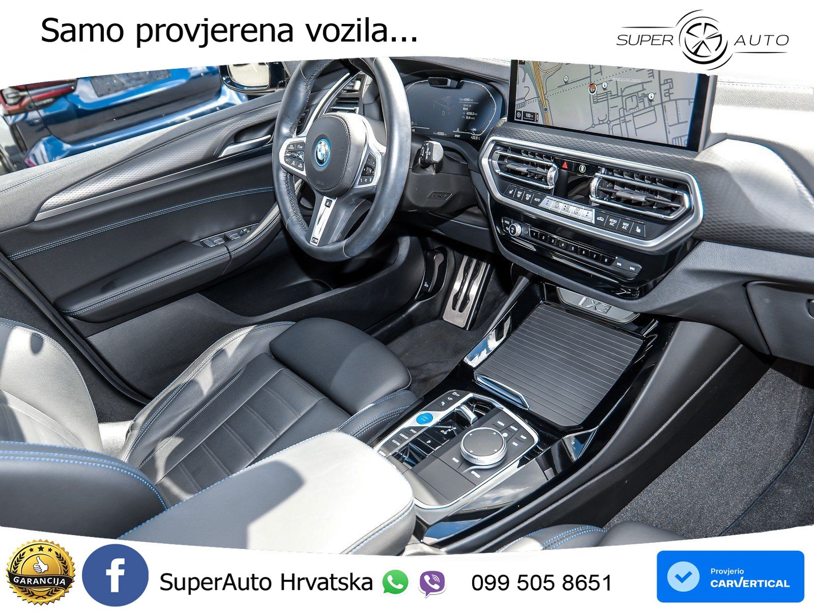 BMW iX3 80 kWh (286 KS) M Sport LED+GR SJED+ACC