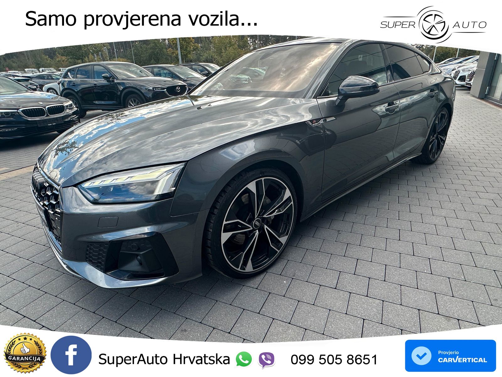 Audi A5 Sportback 40 TDI (204 KS) quattro S tronic S line ACC+GR SJED+360+PANO