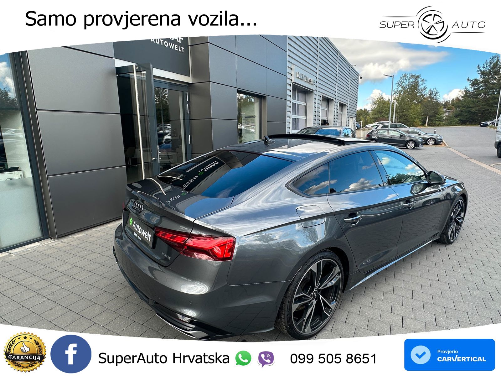 Audi A5 Sportback 40 TDI (204 KS) quattro S tronic S line ACC+GR SJED+360+PANO
