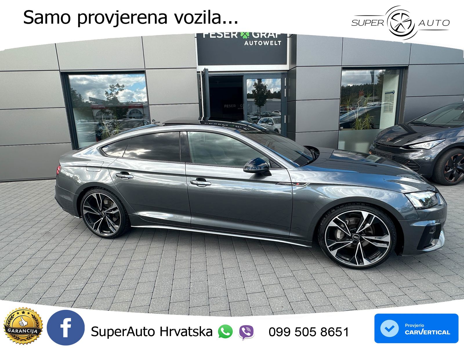 Audi A5 Sportback 40 TDI (204 KS) quattro S tronic S line ACC+GR SJED+360+PANO