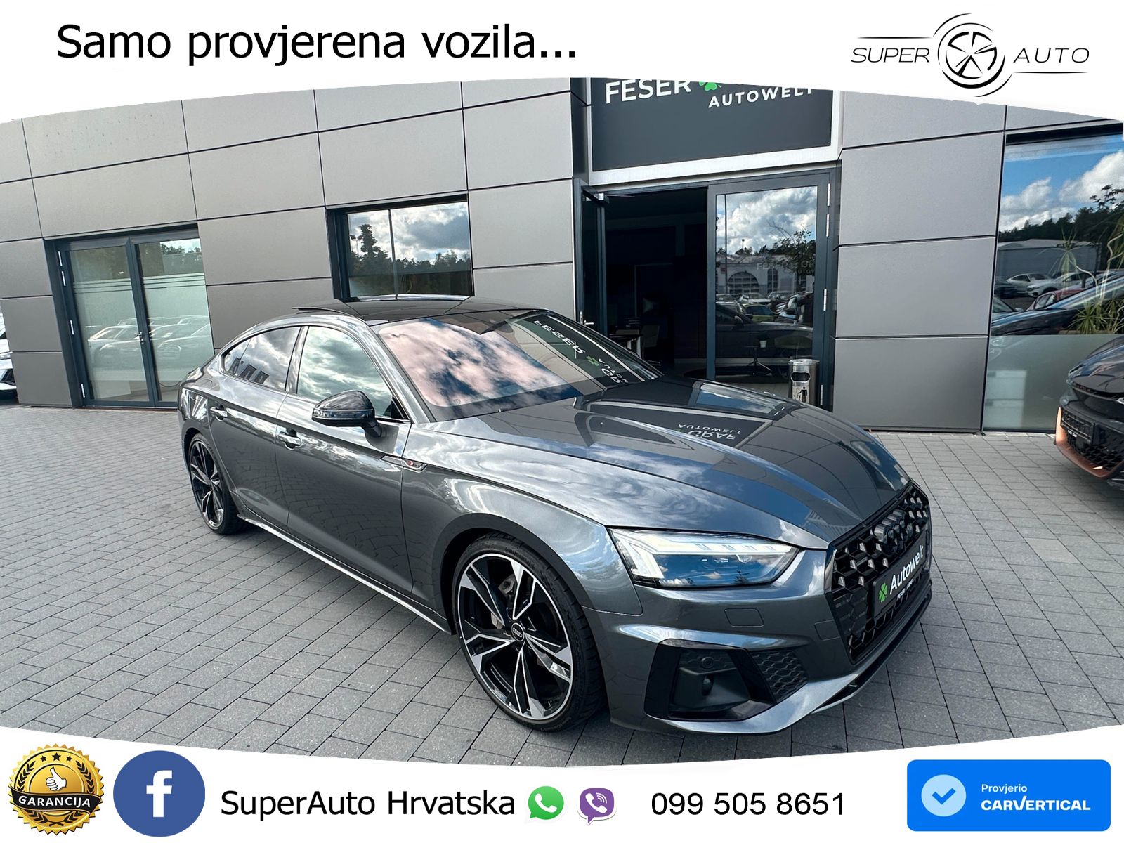 Audi A5 Sportback 40 TDI (204 KS) quattro S tronic S line ACC+GR SJED+360+PANO