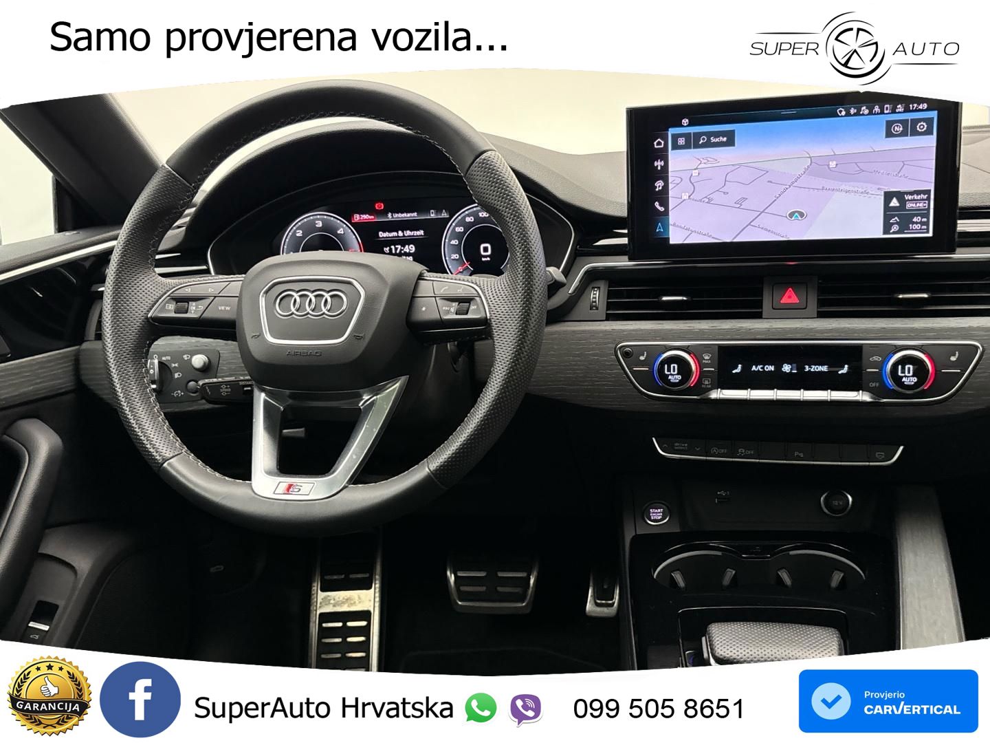 Audi A5 Sportback 40 TDI (204 KS) quattro S tronic S line ACC+HEAD+GR SJED+360+PANO