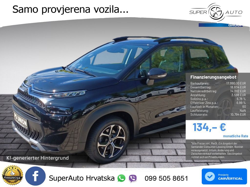 Citroen C3 Aircross 1.2 PureTech (110 KS) PLUS