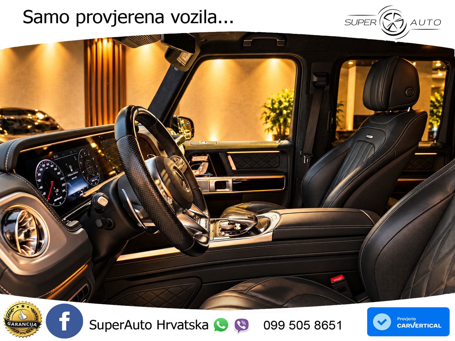 Mercedes AMG G 63 Long V8 (585 KS) 4MATIC 9G-TRONIC AMG SPEEDSHIFT PLUS LED+GR SJED+ACC