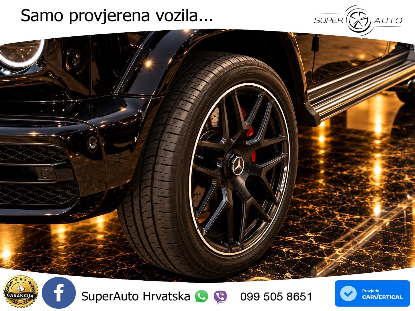 Mercedes AMG G 63 Long V8 (585 KS) 4MATIC 9G-TRONIC AMG SPEEDSHIFT PLUS LED+GR SJED+ACC