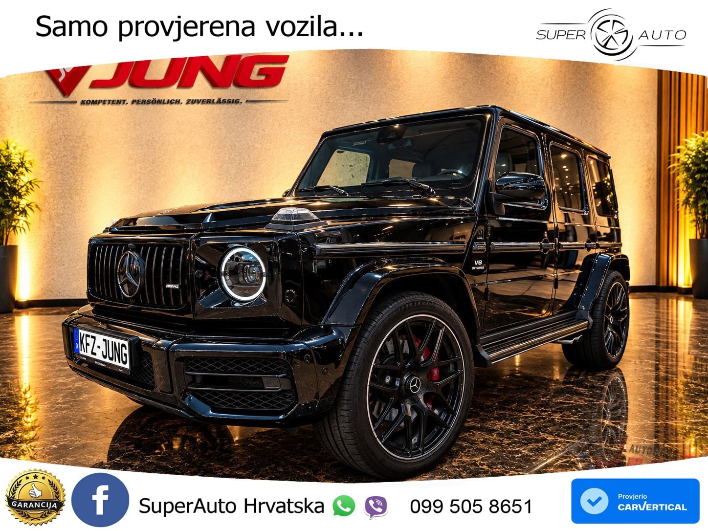 Mercedes AMG G 63 Long V8 (585 KS) 4MATIC 9G-TRONIC AMG SPEEDSHIFT PLUS LED+GR SJED+ACC