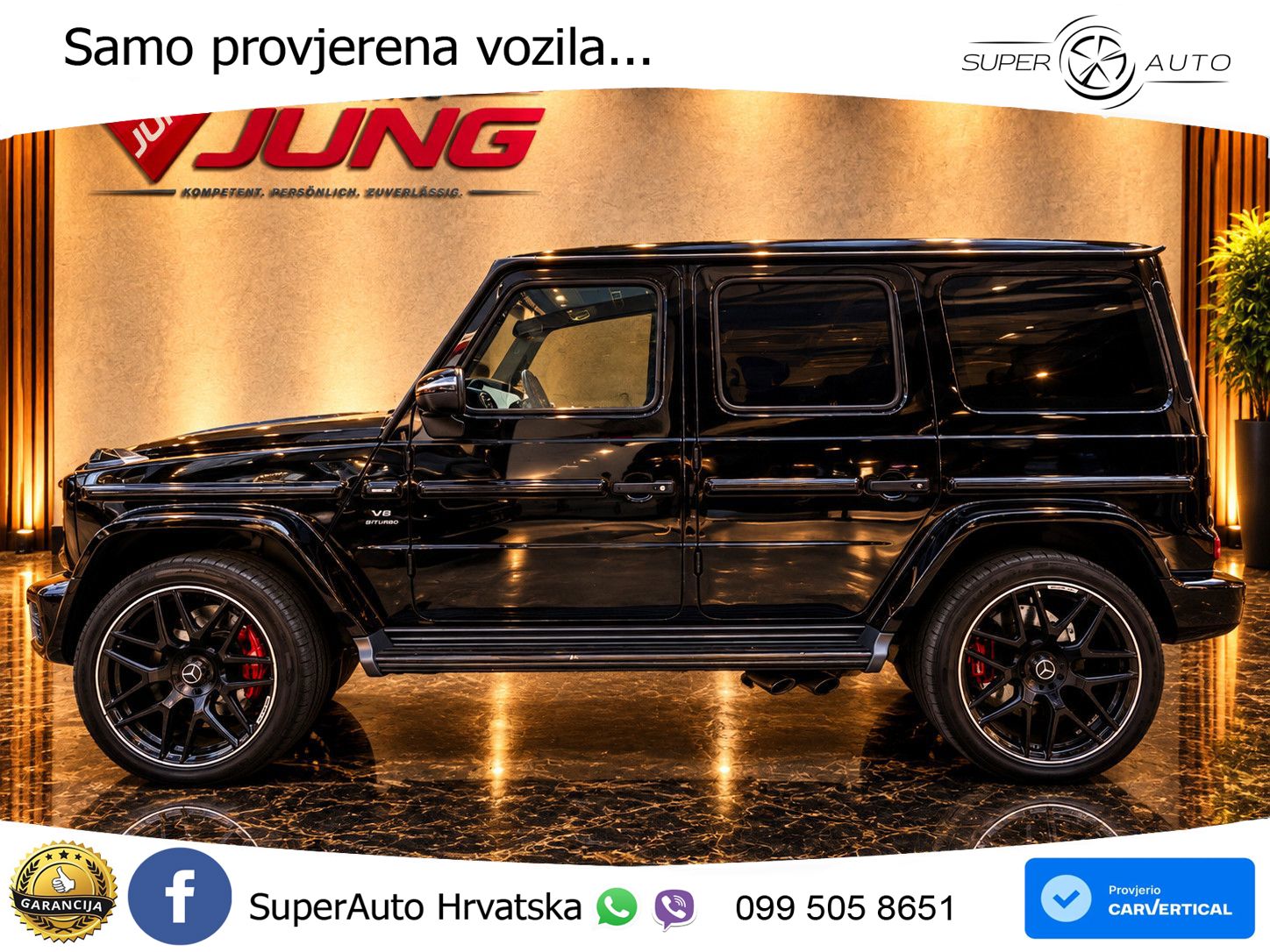 Mercedes AMG G 63 Long V8 (585 KS) 4MATIC 9G-TRONIC AMG SPEEDSHIFT PLUS LED+GR SJED+ACC