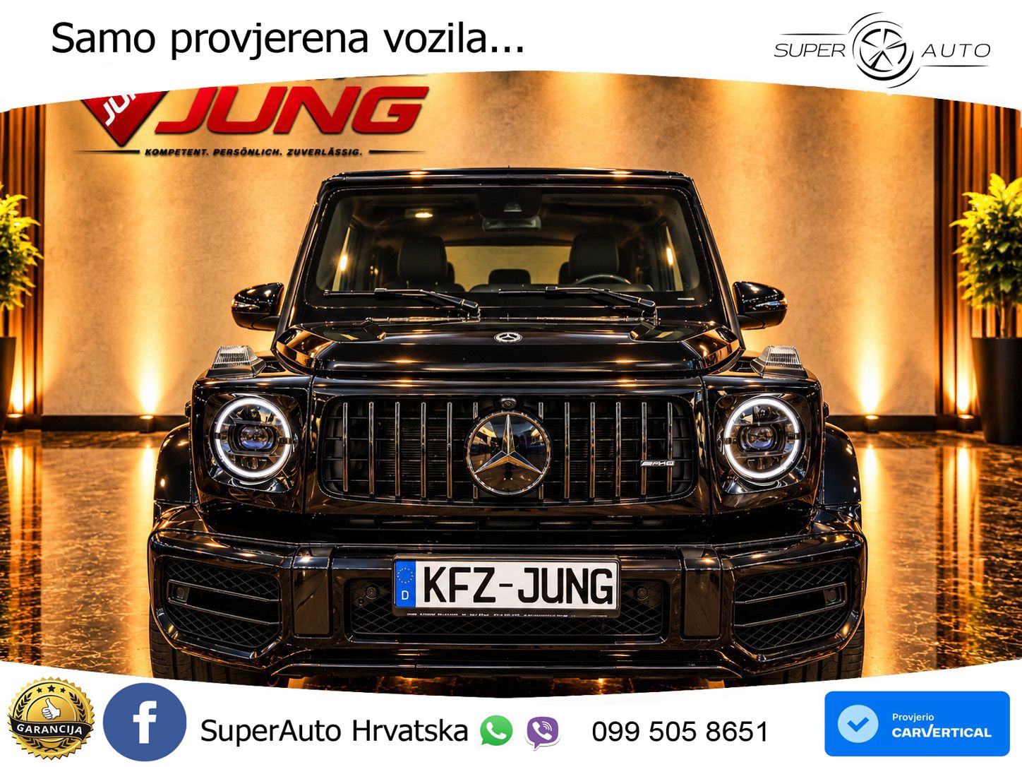 Mercedes AMG G 63 Long V8 (585 KS) 4MATIC 9G-TRONIC AMG SPEEDSHIFT PLUS LED+GR SJED+ACC