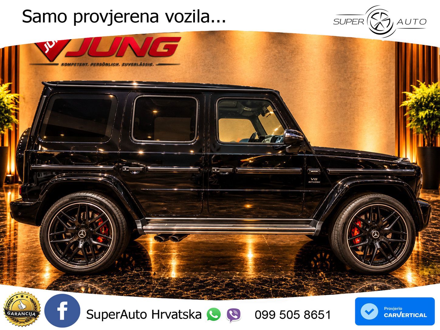Mercedes AMG G 63 Long V8 (585 KS) 4MATIC 9G-TRONIC AMG SPEEDSHIFT PLUS LED+GR SJED+ACC