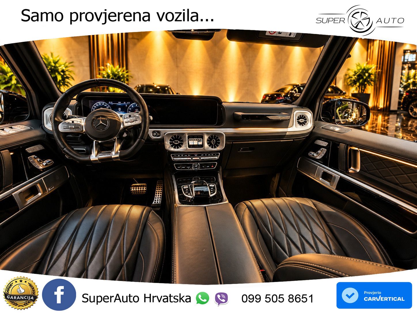 Mercedes AMG G 63 Long V8 (585 KS) 4MATIC 9G-TRONIC AMG SPEEDSHIFT PLUS LED+GR SJED+ACC