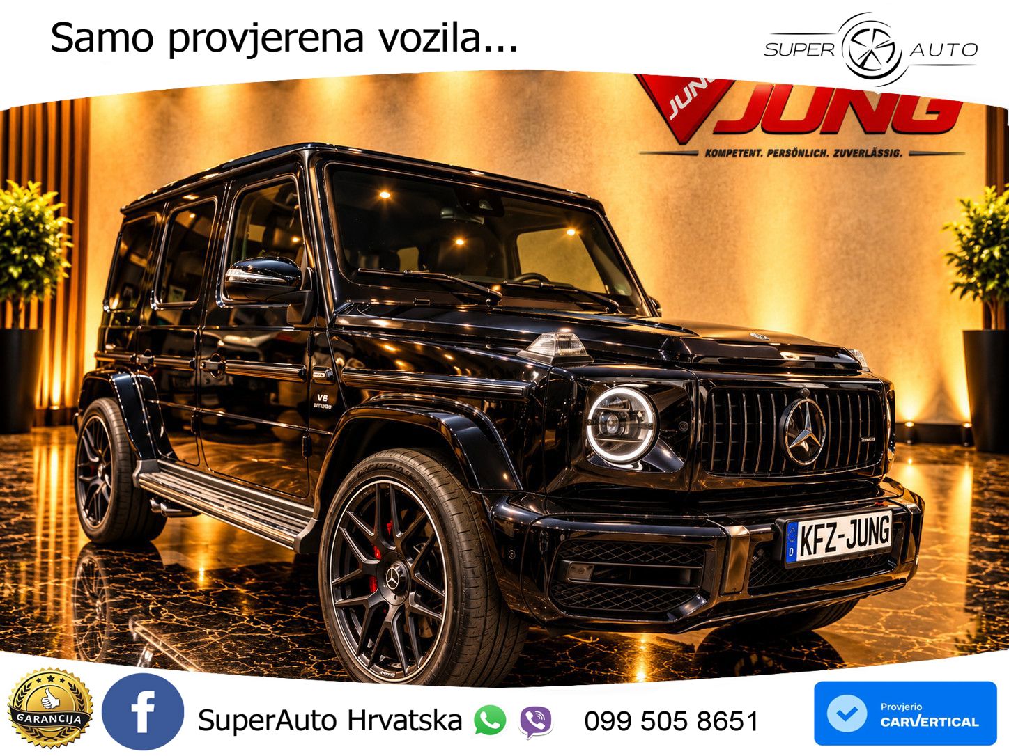 Mercedes AMG G 63 Long V8 (585 KS) 4MATIC 9G-TRONIC AMG SPEEDSHIFT PLUS LED+GR SJED+ACC
