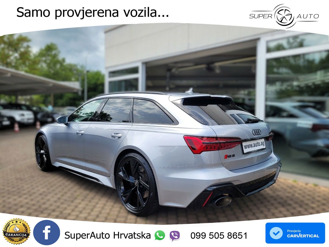 Audi RS6 Avant 4.0 TFSI V8 (600 KS) quattro Tiptronic Kuka MATRIX+GR SJED+KAM