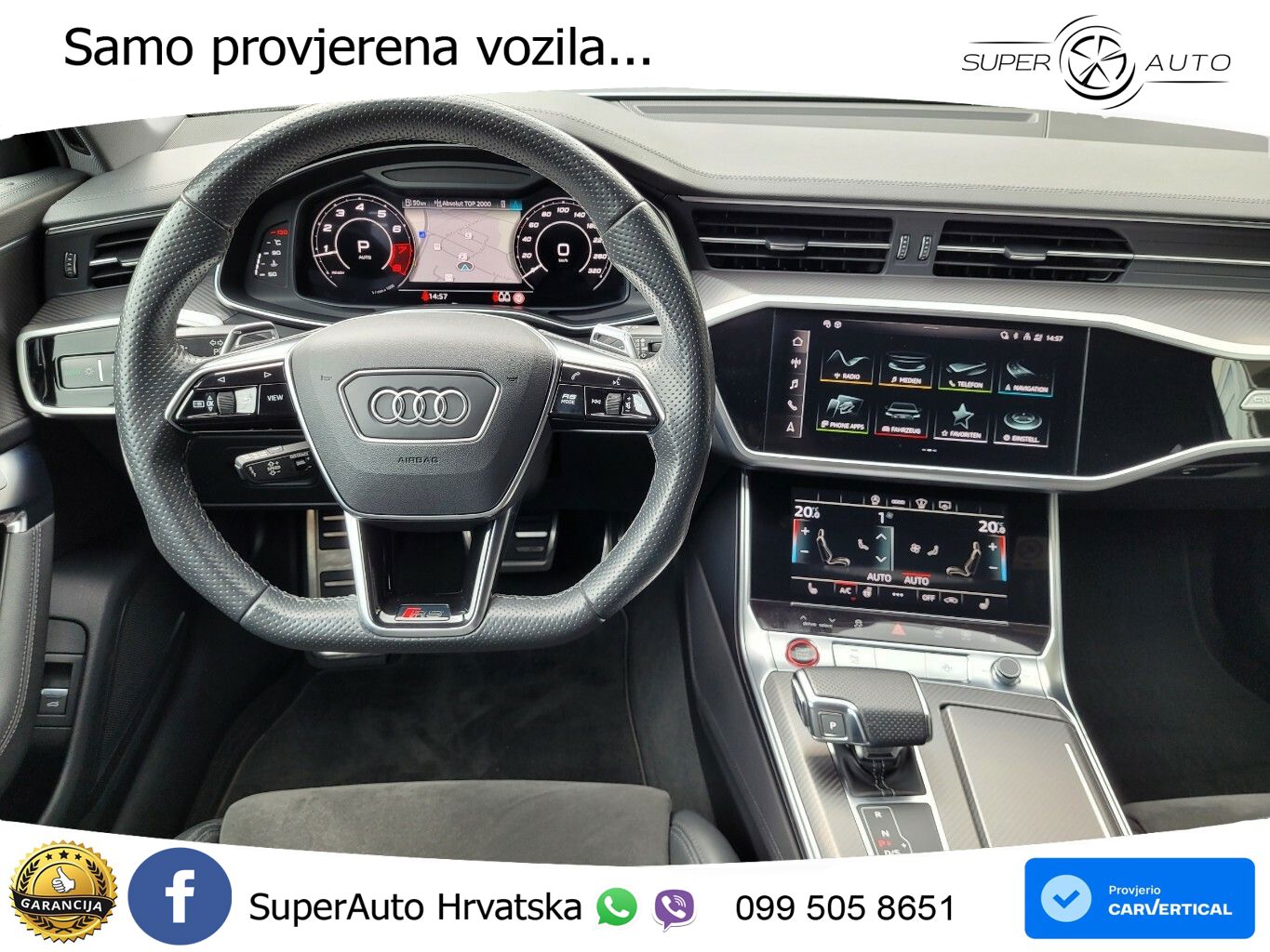 Audi RS6 Avant 4.0 TFSI V8 (600 KS) quattro Tiptronic Kuka MATRIX+GR SJED+KAM