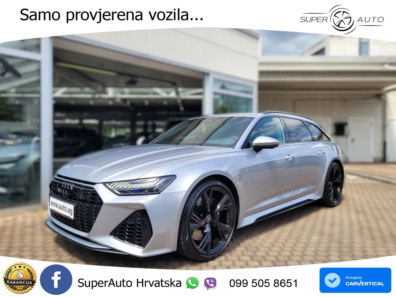 Audi RS6 Avant 4.0 TFSI V8 (600 KS) quattro Tiptronic Kuka MATRIX+GR SJED+KAM