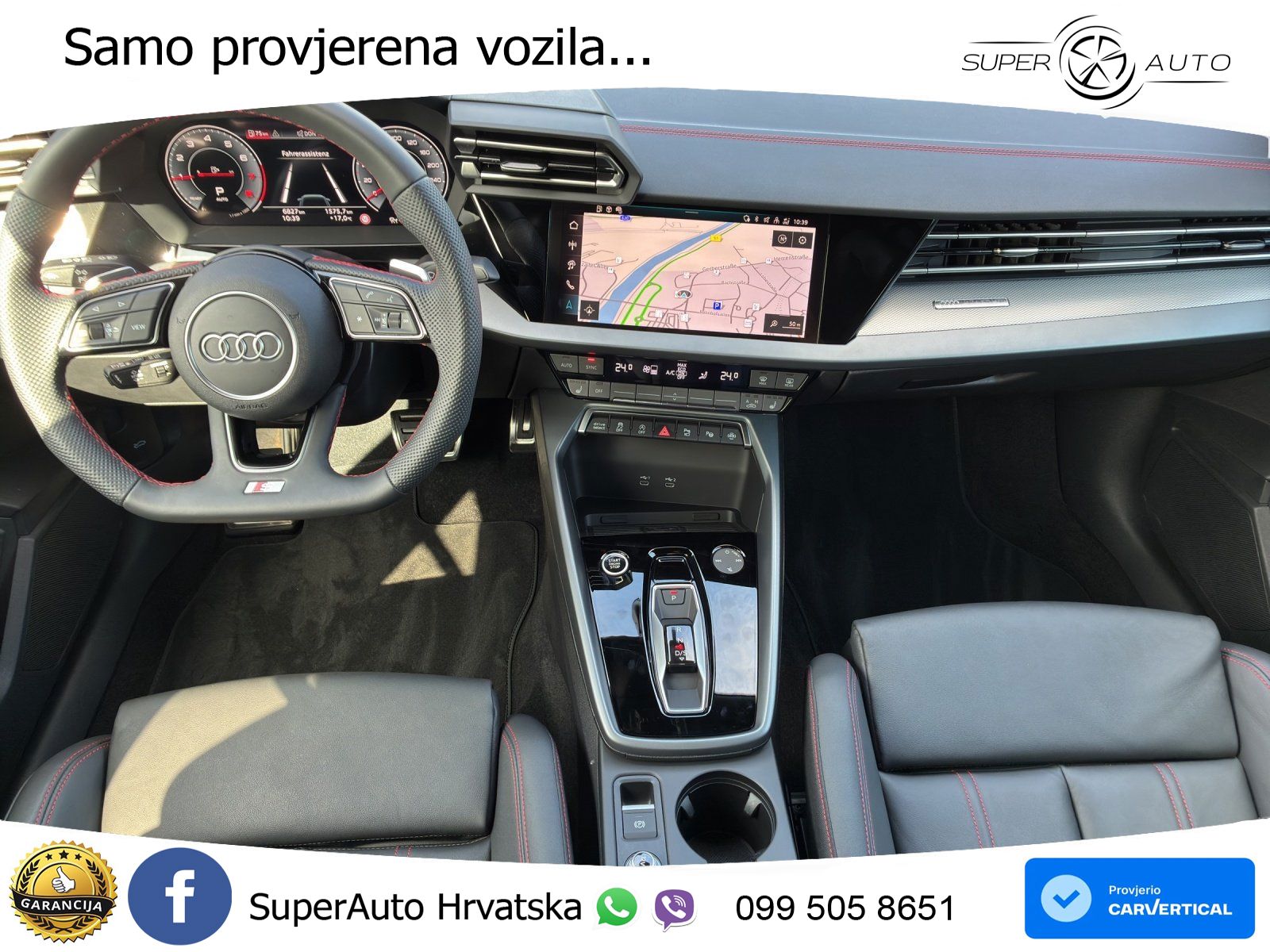 Audi A3 Limuzina 35 TFSI (150 KS) S tronic S line LED+GR SJED+ACC
