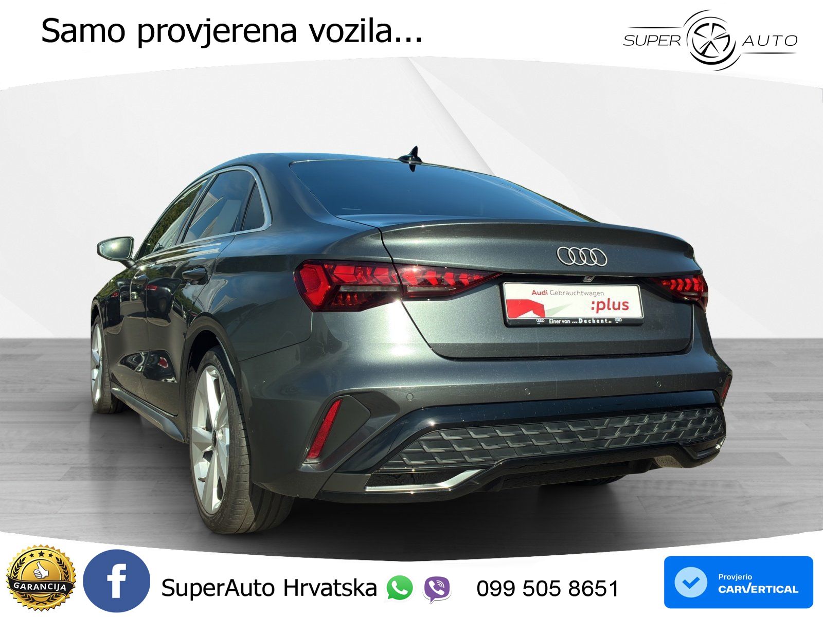 Audi A3 Limuzina 35 TFSI (150 KS) S tronic S line LED+GR SJED+ACC