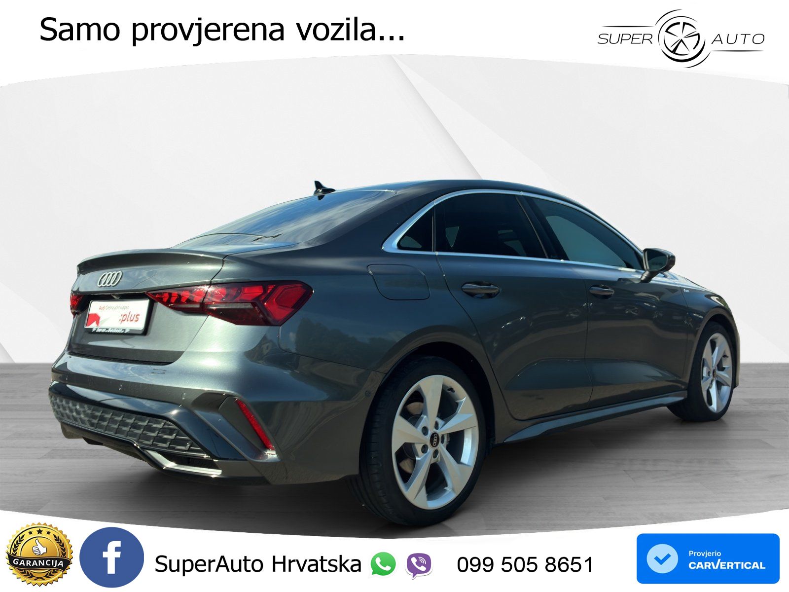 Audi A3 Limuzina 35 TFSI (150 KS) S tronic S line LED+GR SJED+ACC