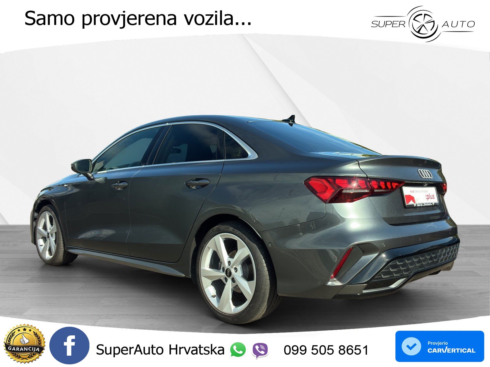 Audi A3 Limuzina 35 TFSI (150 KS) S tronic S line LED+GR SJED+ACC