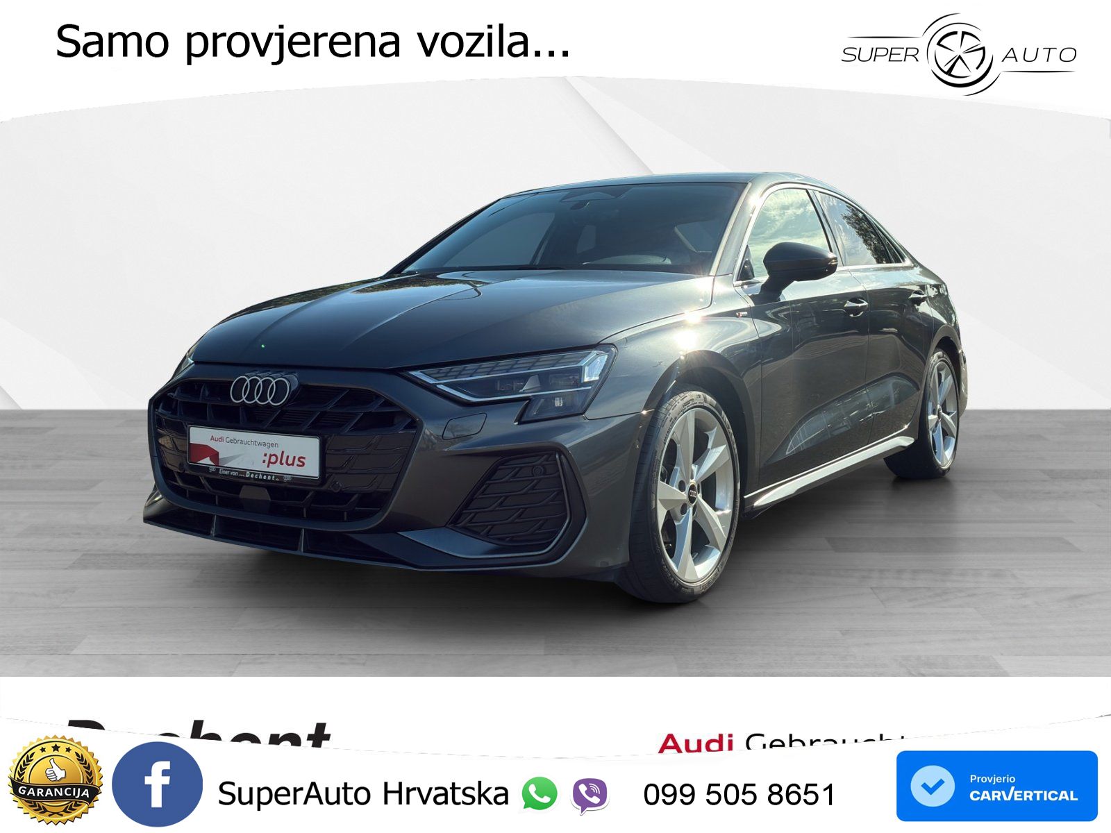 Audi A3 Limuzina 35 TFSI (150 KS) S tronic S line LED+GR SJED+ACC