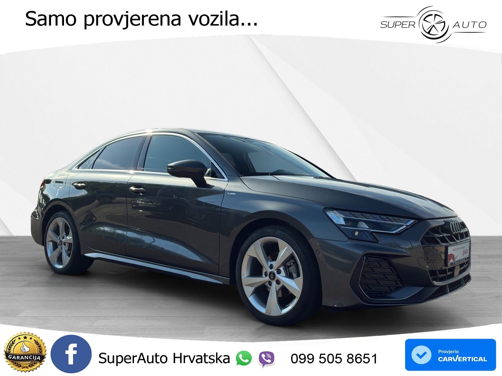 Audi A3 Limuzina 35 TFSI (150 KS) S tronic S line LED+GR SJED+ACC