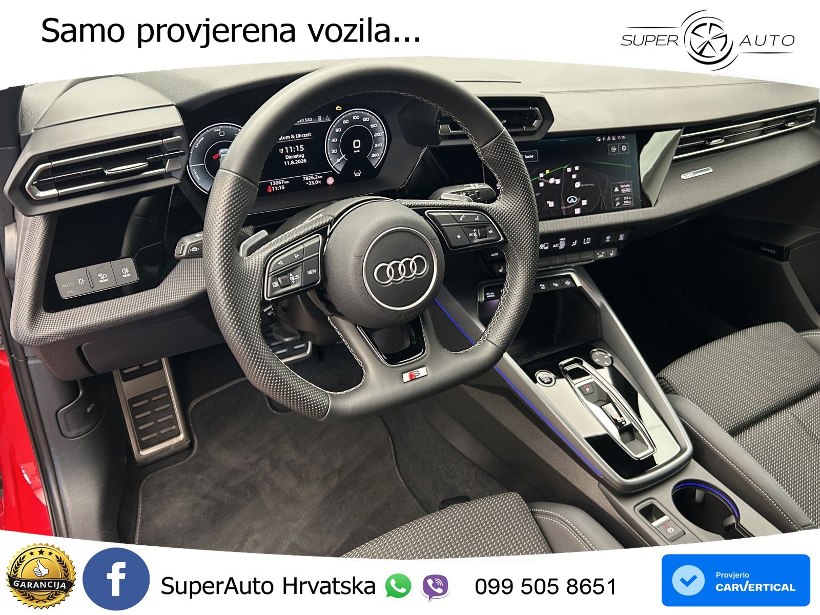 Audi A3 Sportback 40 TFSI e (204 KS) Plug-in Hybrid S tronic S line LED+GR SJED+ACC