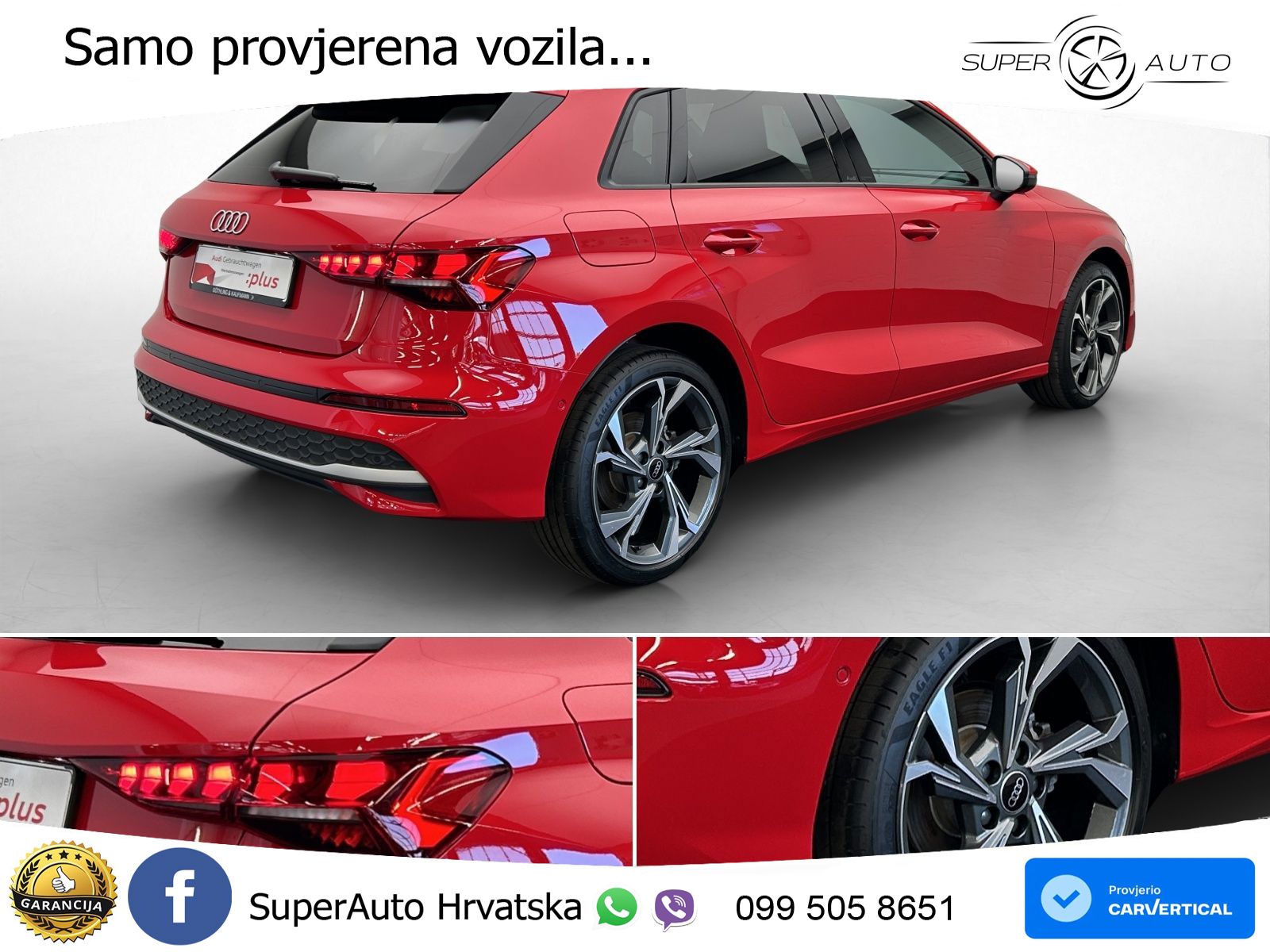 Audi A3 Sportback 40 TFSI e (204 KS) Plug-in Hybrid S tronic S line LED+GR SJED+ACC