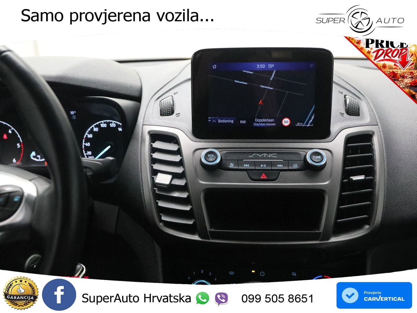 Ford Transit Connect 1.5 EcoBlue L2 Trend Aut. Camera 99 KS