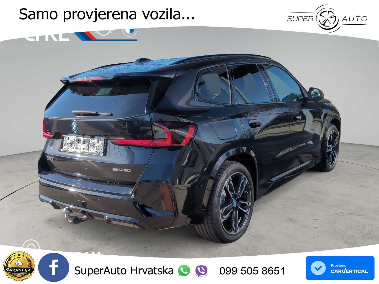 BMW iX1 66.5 kWh (204 KS) eDrive20 LED+GR SJED+ACC