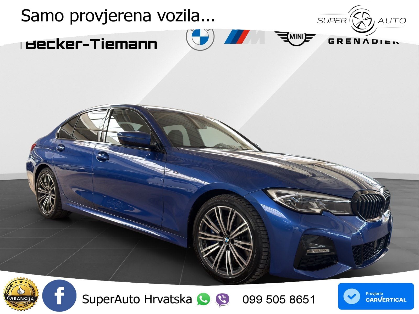 BMW serija 3 M Sport LED+GR SJED+ACC