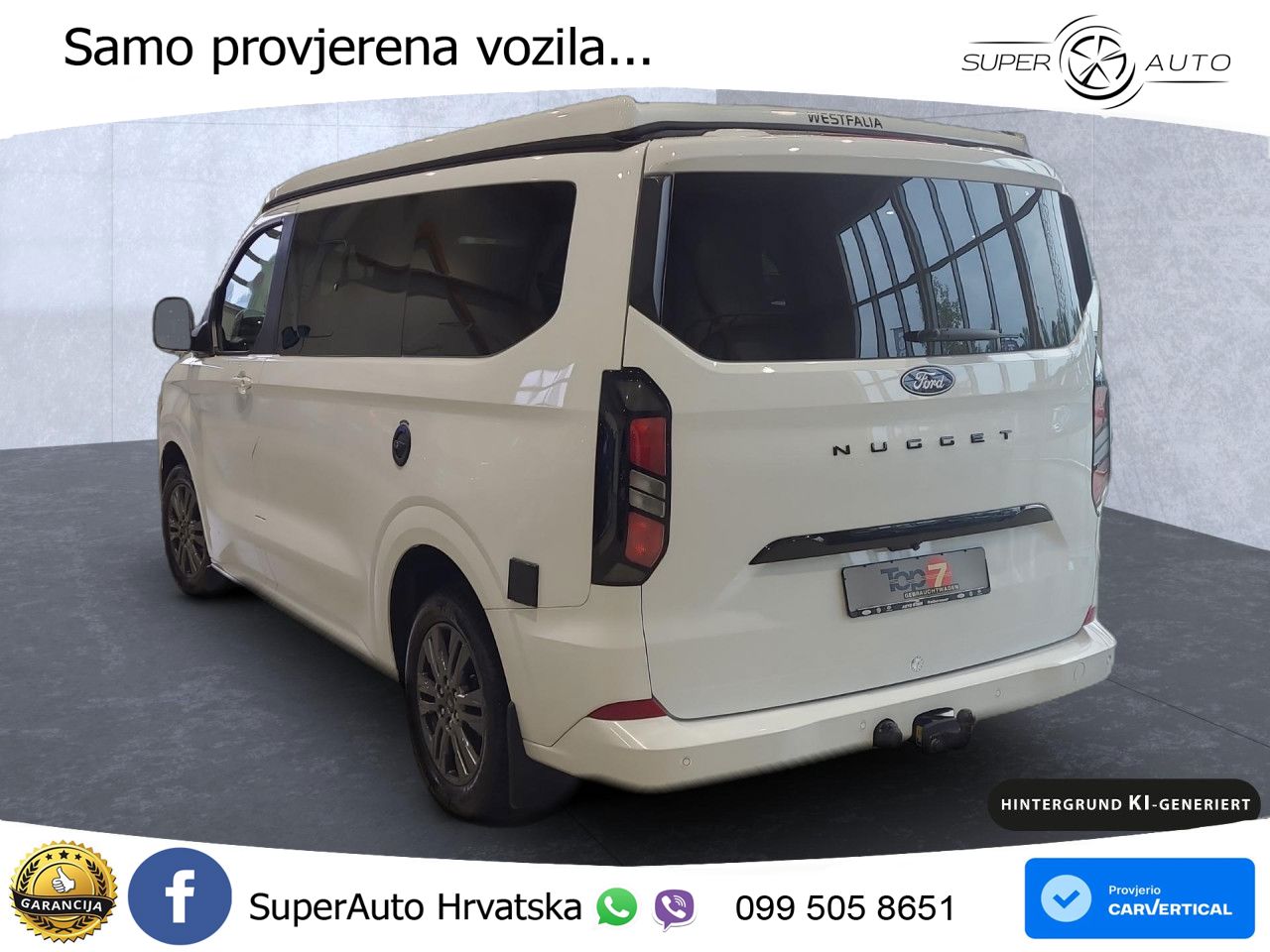 Ford Transit Custom Titanium L1 Aufstelldach Klima ZV 150 KS