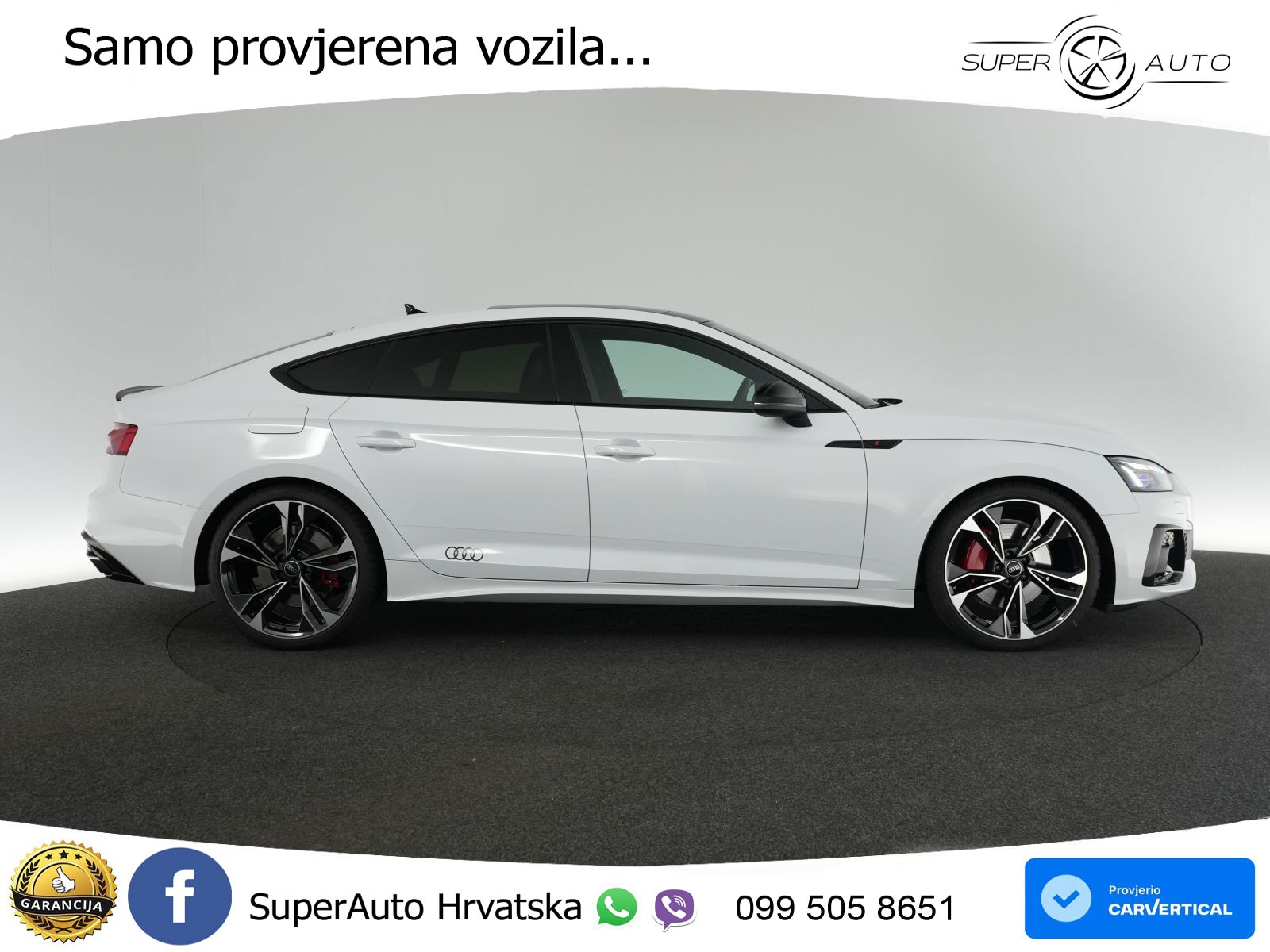 Audi A5 Sportback 45 TFSI (265 KS) quattro S tronic S line MATRIX+GR SJED+KAM