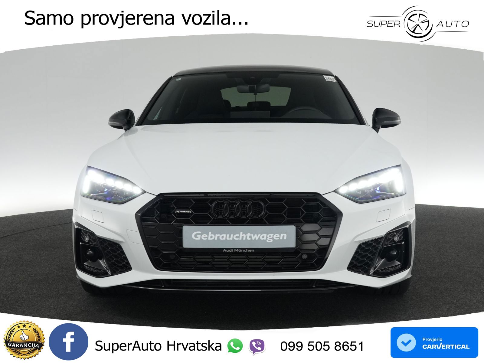 Audi A5 Sportback 45 TFSI (265 KS) quattro S tronic S line MATRIX+GR SJED+KAM