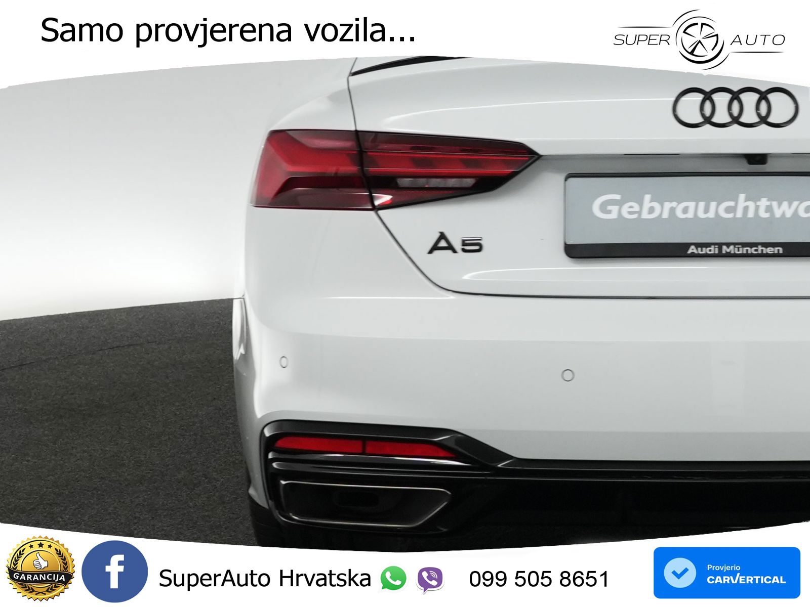 Audi A5 Sportback 45 TFSI (265 KS) quattro S tronic S line MATRIX+GR SJED+KAM