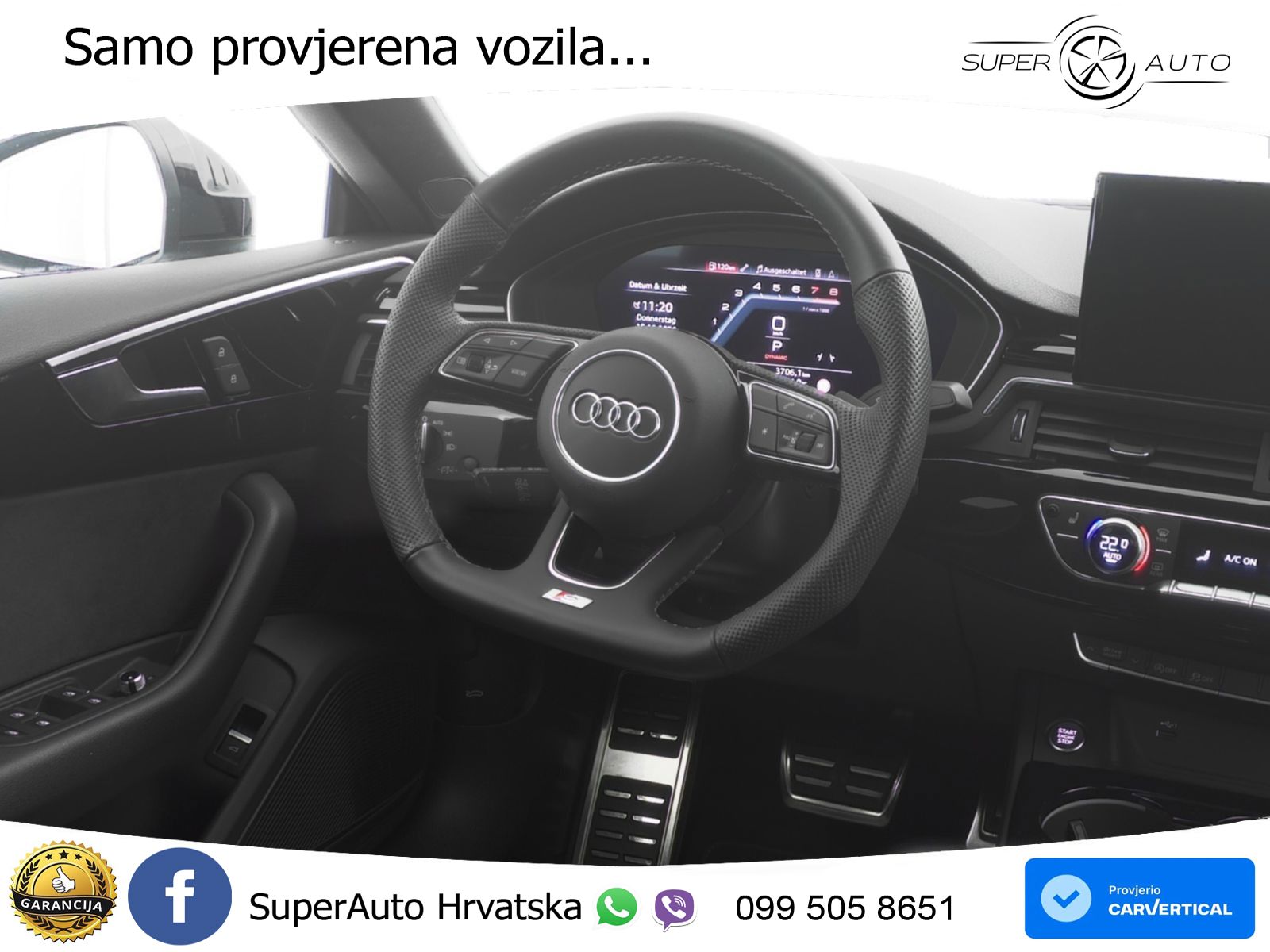 Audi A5 Sportback 45 TFSI (265 KS) quattro S tronic S line MATRIX+GR SJED+KAM