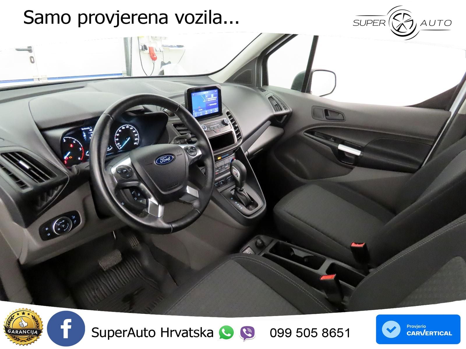 Ford Transit Connect 1.5 L2 Regal+2xSchiebetür+Kam 101 KS