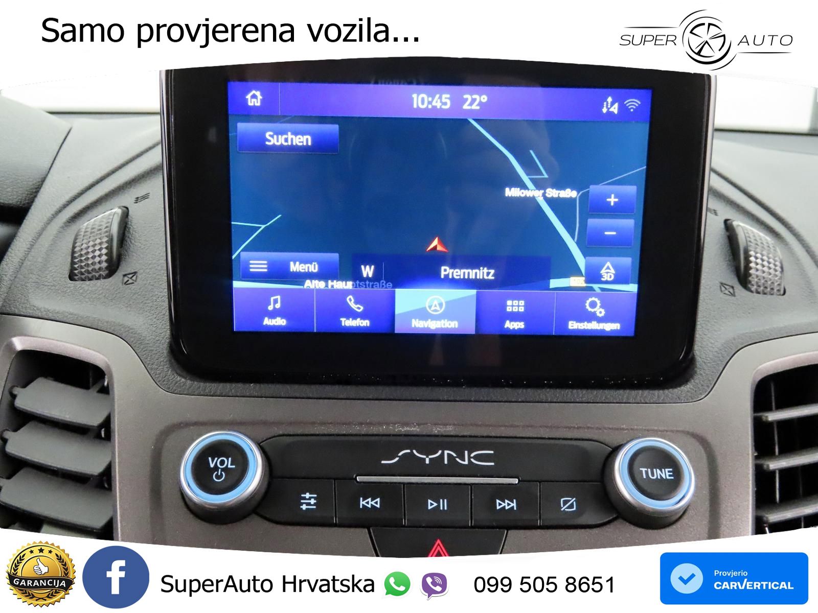 Ford Transit Connect 1.5 L2 Regal+2xSchiebetür+Kam 101 KS