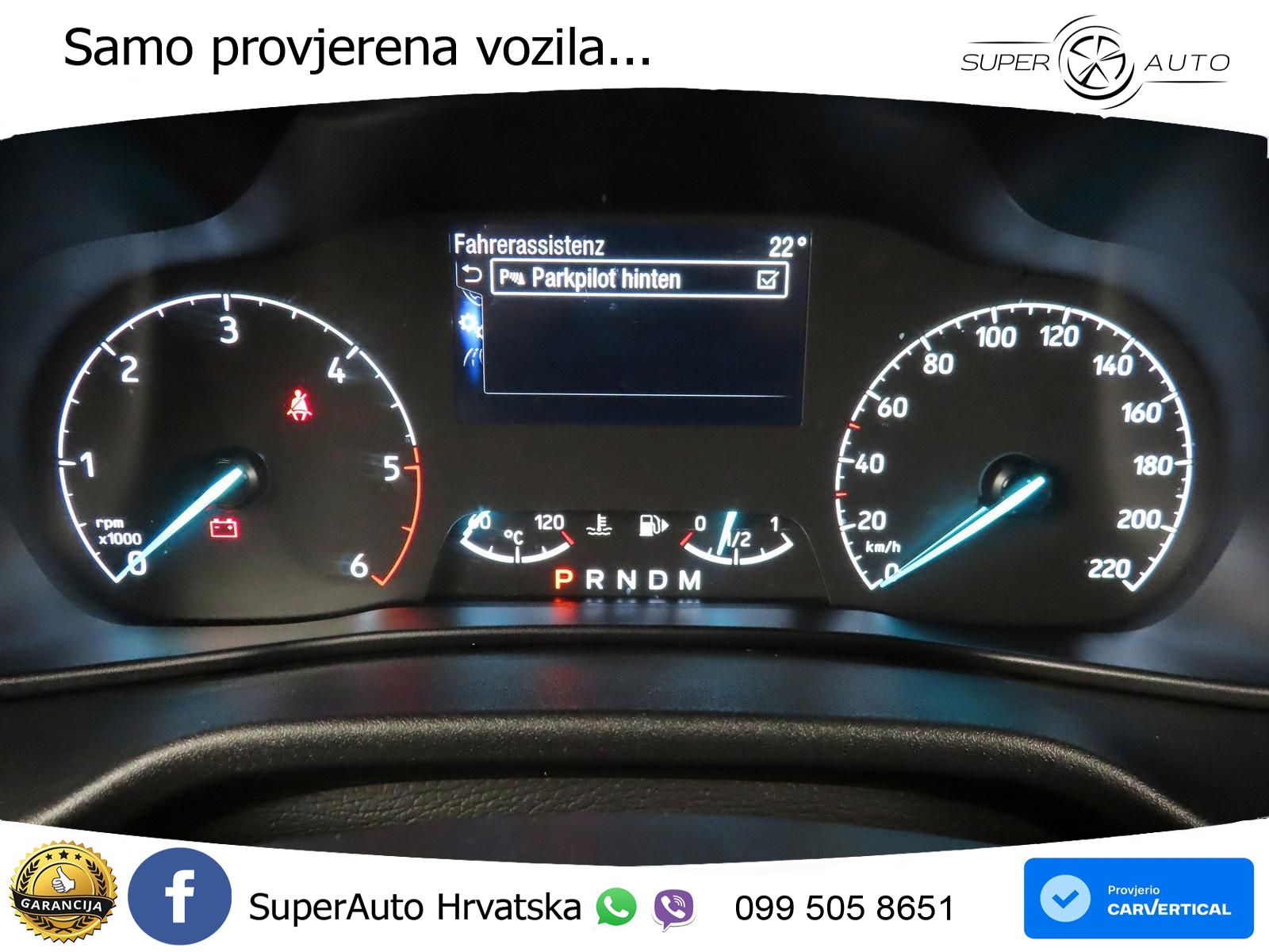 Ford Transit Connect 1.5 L2 Regal+2xSchiebetür+Kam 101 KS