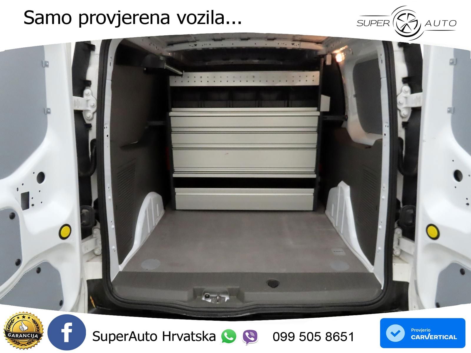 Ford Transit Connect 1.5 L2 Regal+2xSchiebetür+Kam 101 KS