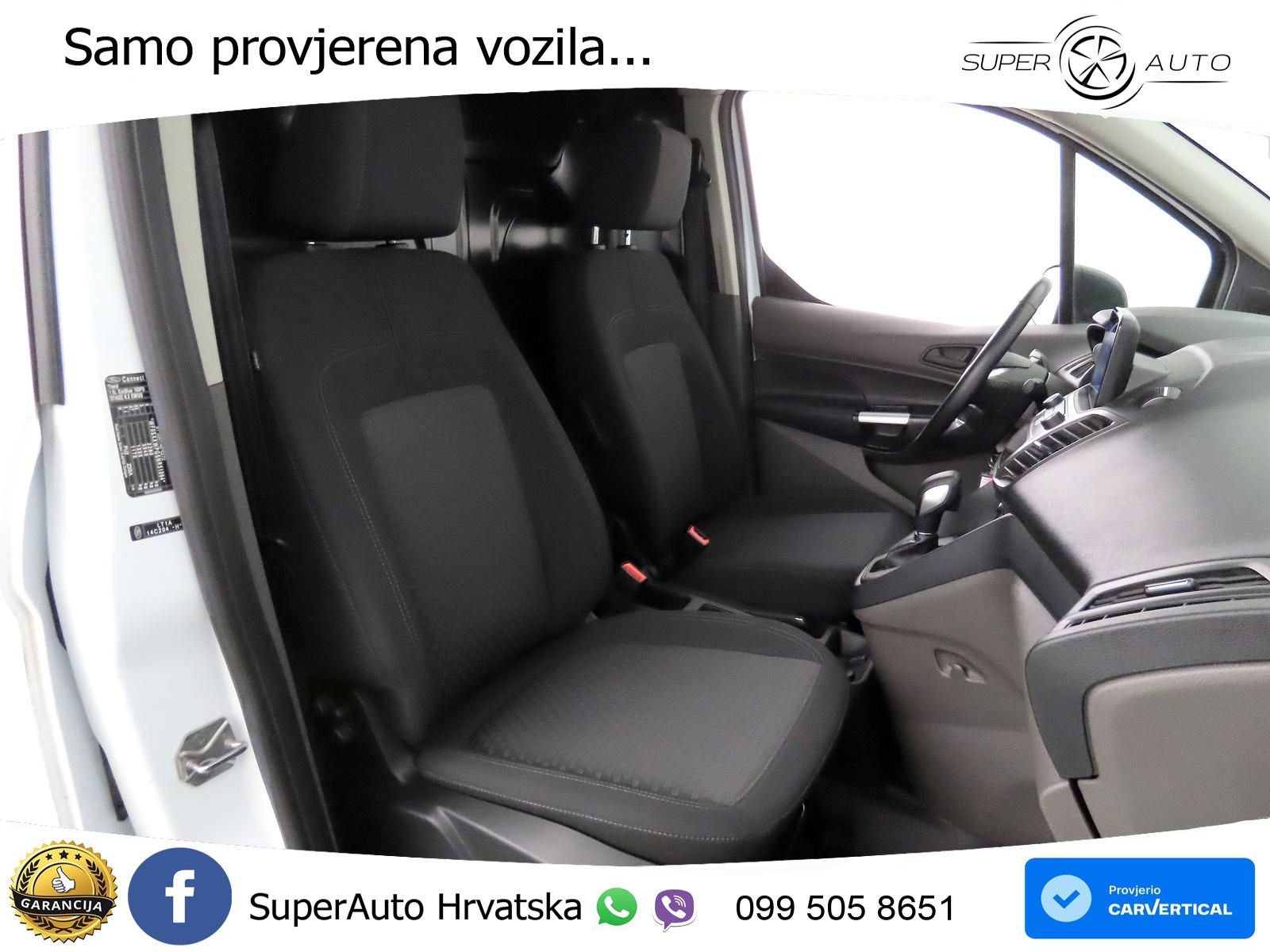 Ford Transit Connect 1.5 L2 Regal+2xSchiebetür+Kam 101 KS