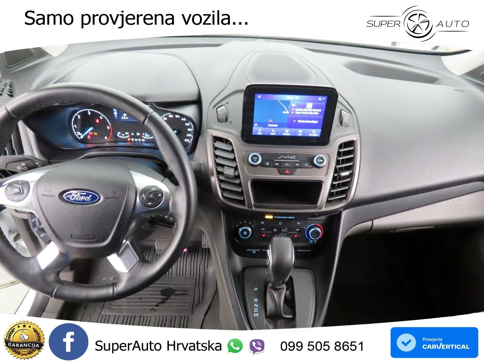 Ford Transit Connect 1.5 L2 Regal+2xSchiebetür+Kam 101 KS
