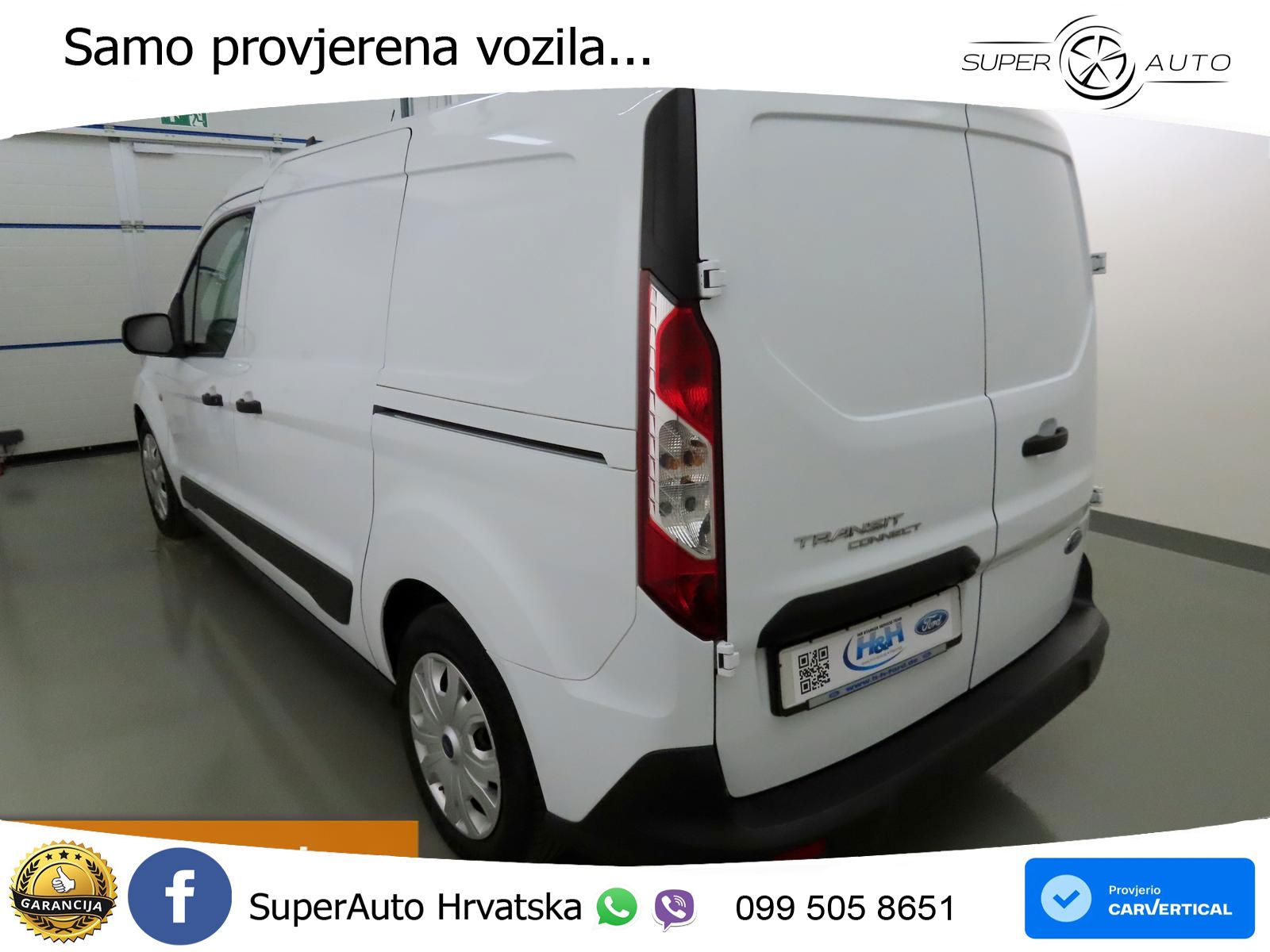 Ford Transit Connect 1.5 L2 Regal+2xSchiebetür+Kam 101 KS