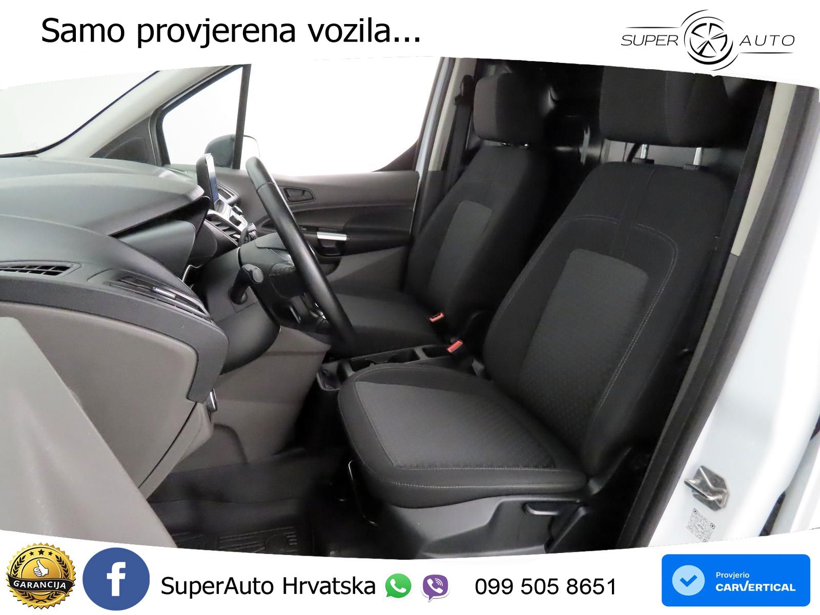 Ford Transit Connect 1.5 L2 Regal+2xSchiebetür+Kam 101 KS