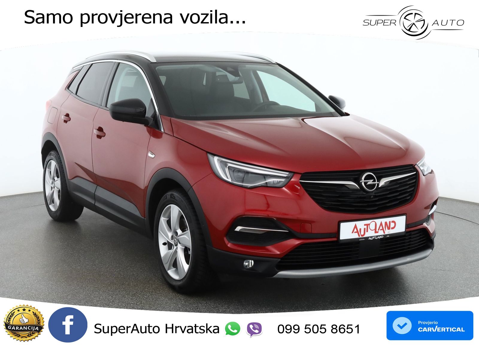 Opel Grandland X 1.2 Turbo (130 KS) Ultimate LED+GR SJED+ACC