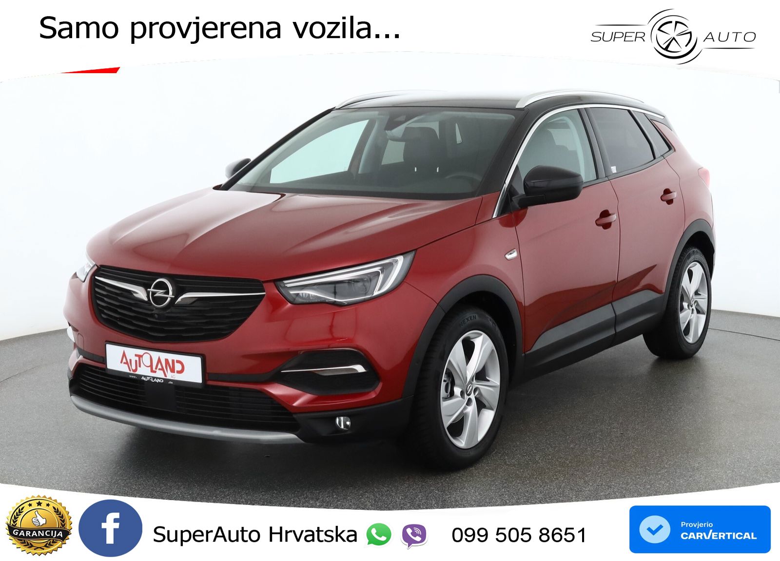 Opel Grandland X 1.2 Turbo (130 KS) Ultimate LED+GR SJED+ACC