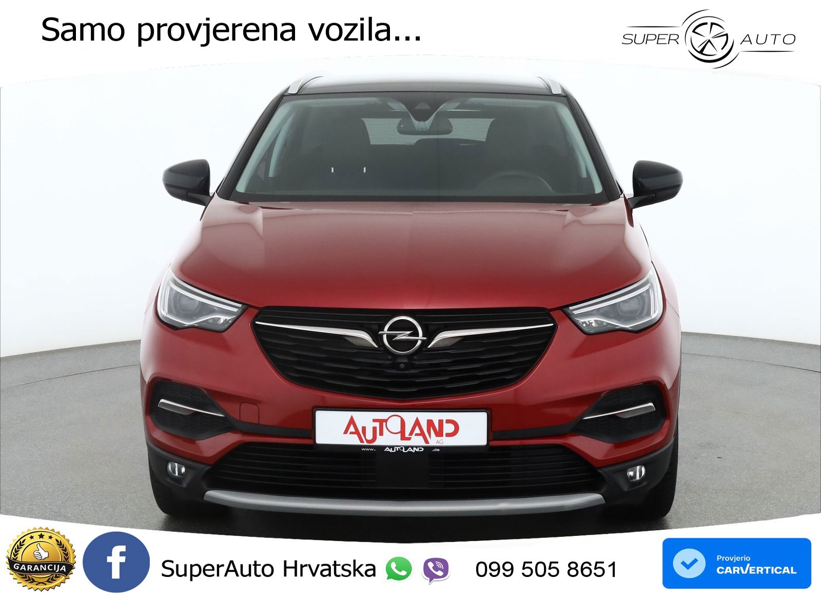 Opel Grandland X 1.2 Turbo (130 KS) Ultimate LED+GR SJED+ACC
